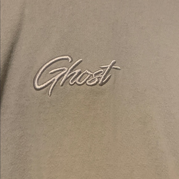 Ghost Basics Heavyweight Green Hoodie w/embroidered logo, Sz XL, EUC - Picture 3 of 4